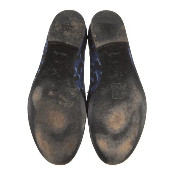 Authentic Louis Vuitton Stephen Sprouse Blue Loafers Slippers Shoes EU 38.5/8.5 - Picture 5 of 5